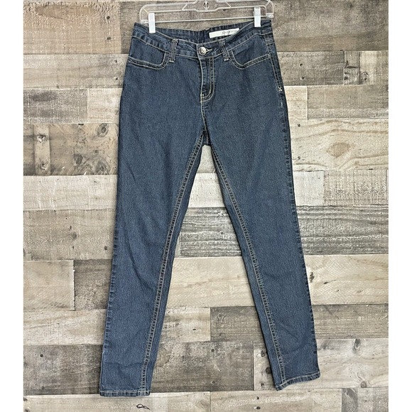 DKNY Jeans  Womens Jeans  Size 10 Blue Denim Stretch‎ Slim Fit 5 Pocket Denim - Picture 1 of 8